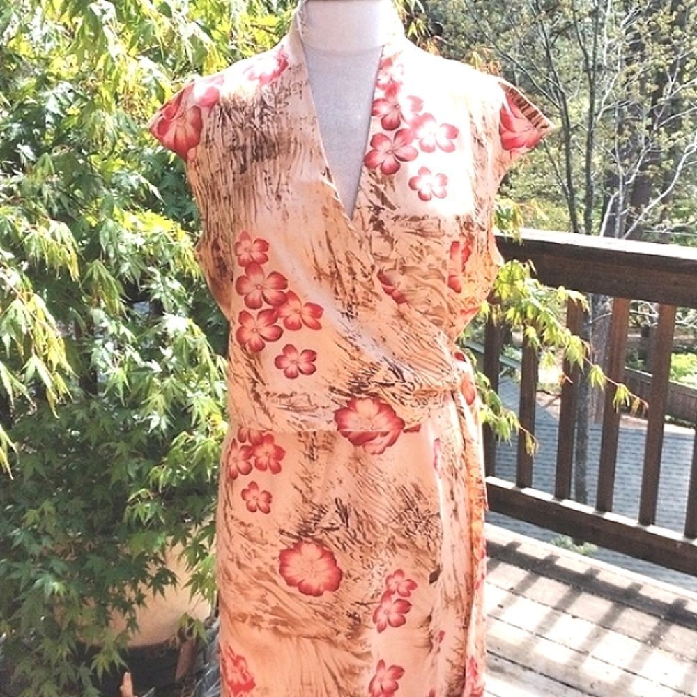 Valerie Stevens Vintage Silk Dress - Picture 2 of 15